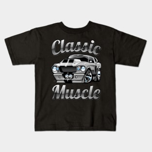 Classic Muscle Car Hot Rod Cartoon Kids T-Shirt